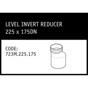 Marley Redi Level Invert Reducer 225 x 175DN - 723M.225.175